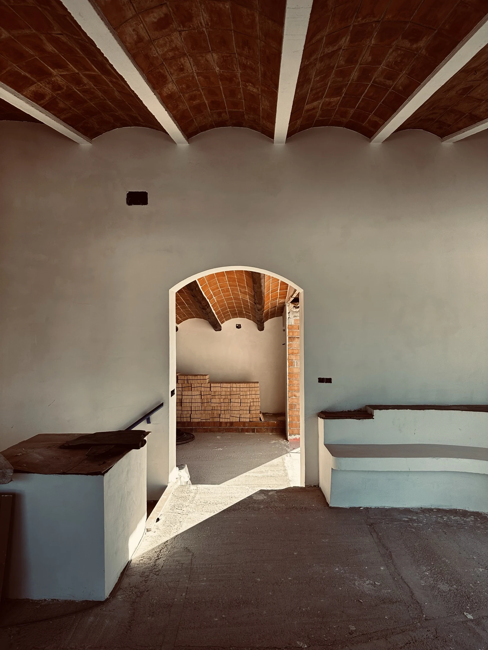 Bóveda catalana de obra vista en una reforma en Cadaqués — IMMOCDQ